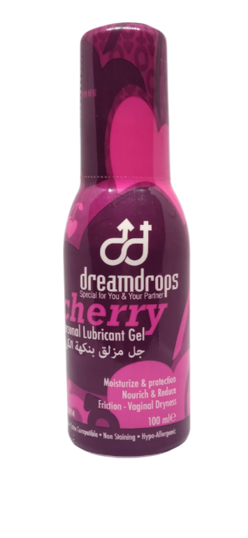 Dream Drops Lubricant Cherry Gel