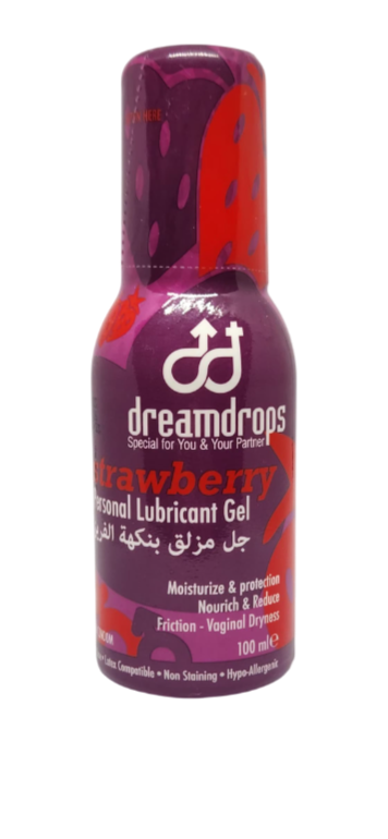 Dream Drops Lubricant Strawberry Gel